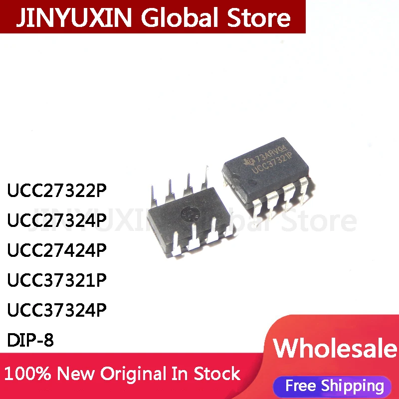 5Pcs-UCC27322P-UCC27322-UCC27324P-UCC27324-UCC27424P-UCC27424-UCC37321P ...