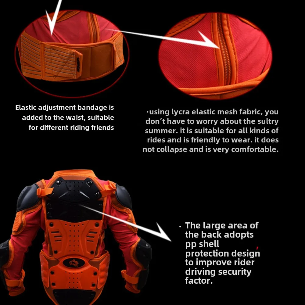 All-purpose Protective Gear for Youth-Armor for Snowboarding, Off-road Biking, Mountain Climbing ATV and Motorcycling children