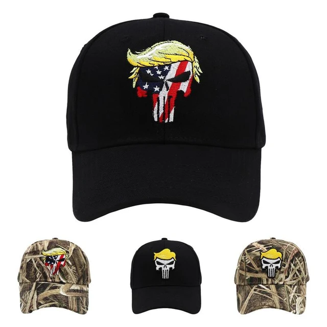 Trump 2024 Hat, UV Protection Men Embroidered Peaked Hat