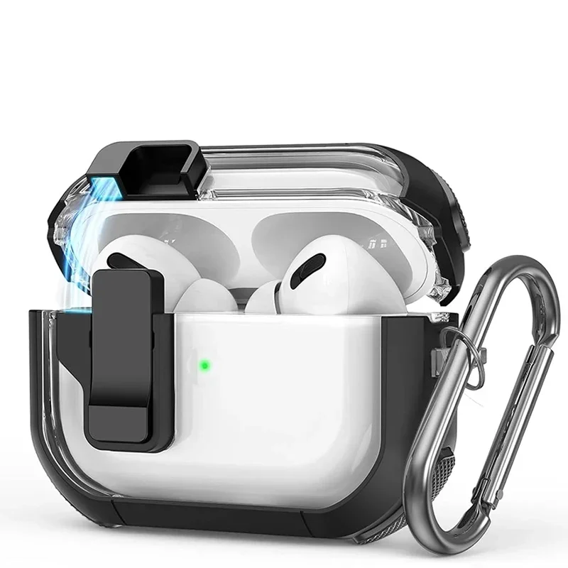 Custodia Trasparente Trasparente Compatibile Airpods Pro 2Nd 1St Generation Cover Protettiva Con Switch Apple Airpods 3 2 Custodia Di Ricarica