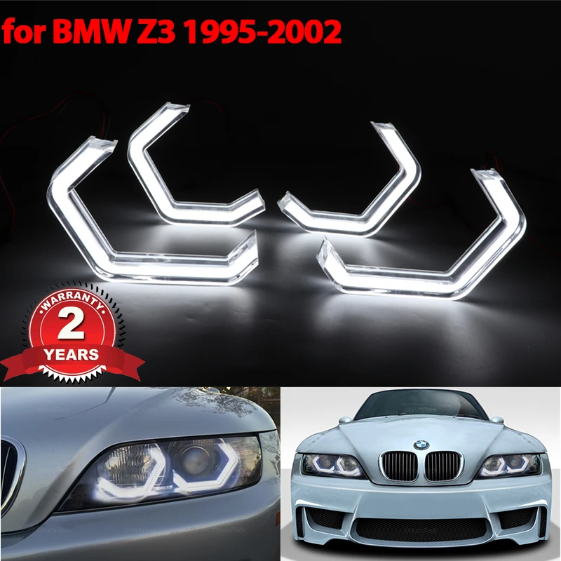 Per Bmw Z3 E36 E37 E38 Roadster Coupe 1995-2002 Accessori Per Auto Concept M4 Iconic Style Led Angel Eyes Halo Rings
