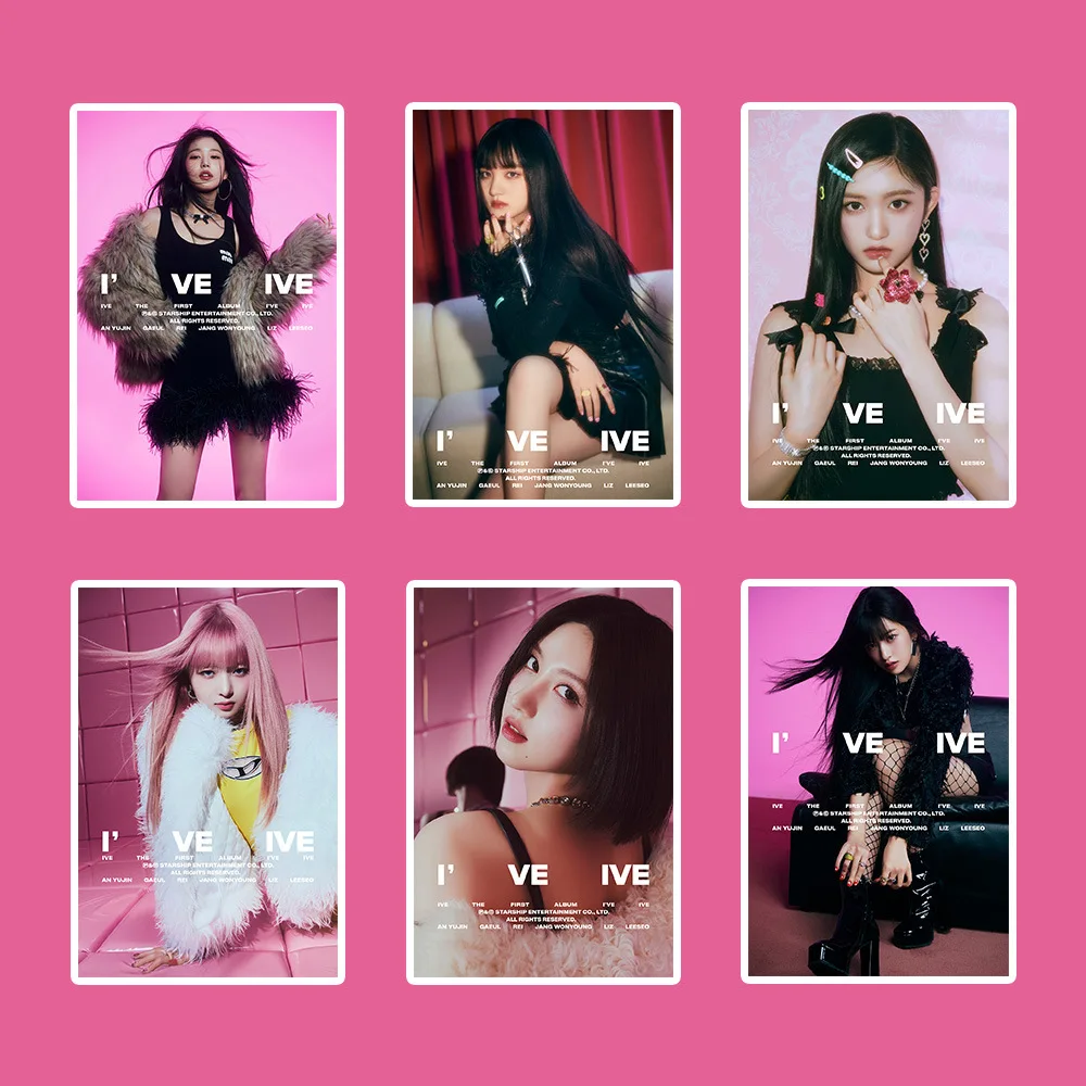 

103 шт./набор Kpop Новинка IVE I альбом граффити наклейка Чжан Юань Ying'an реальный человек украшение большая голова наклейка