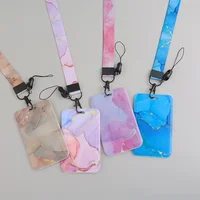 Fashion Work Card Holder ID Name Tag Students Bus Pass Access Card Cover Case Badge Holder Bank ID Holders Travel Accessories 2