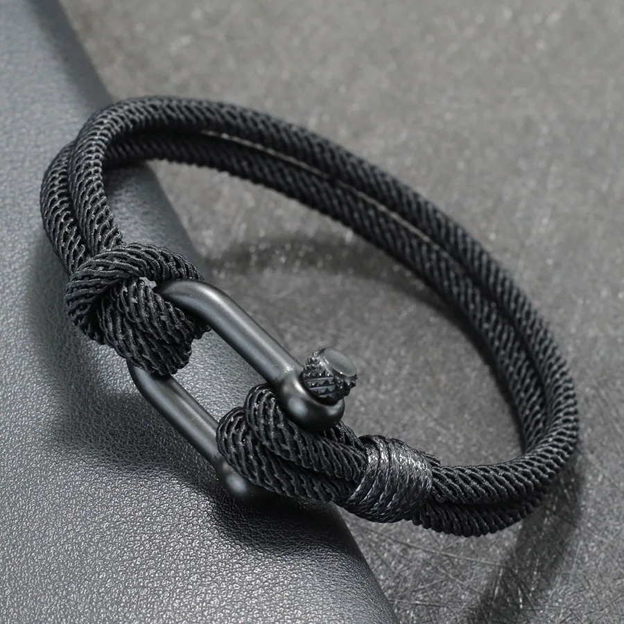 Handcrafted Milan Braided Rope Bracelet with Vachette Clasp