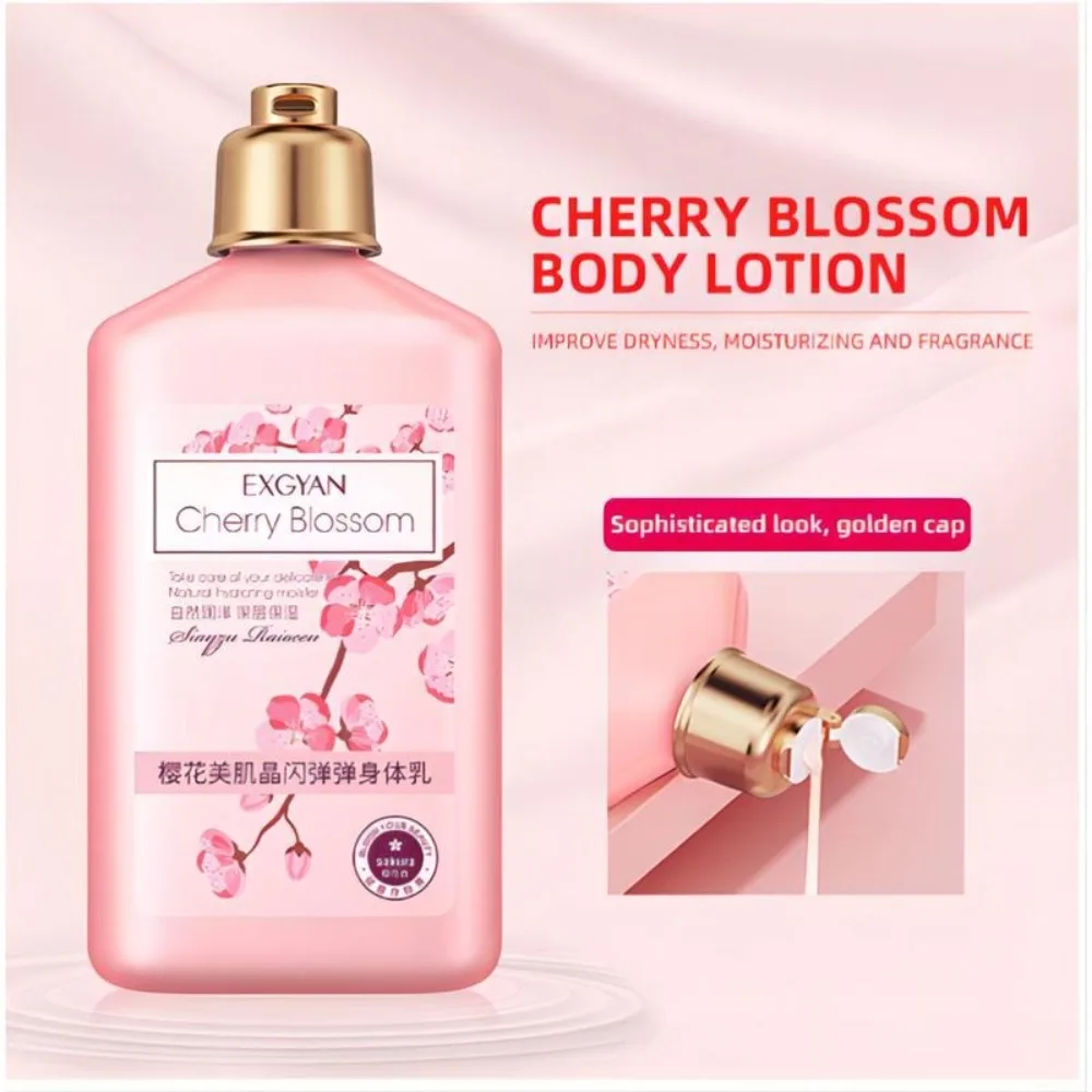 260g Cherry Blossom Body Lotion Moisturizing Fast Absorption Hydrating Skin Repair Whitening Brightening Body Cream