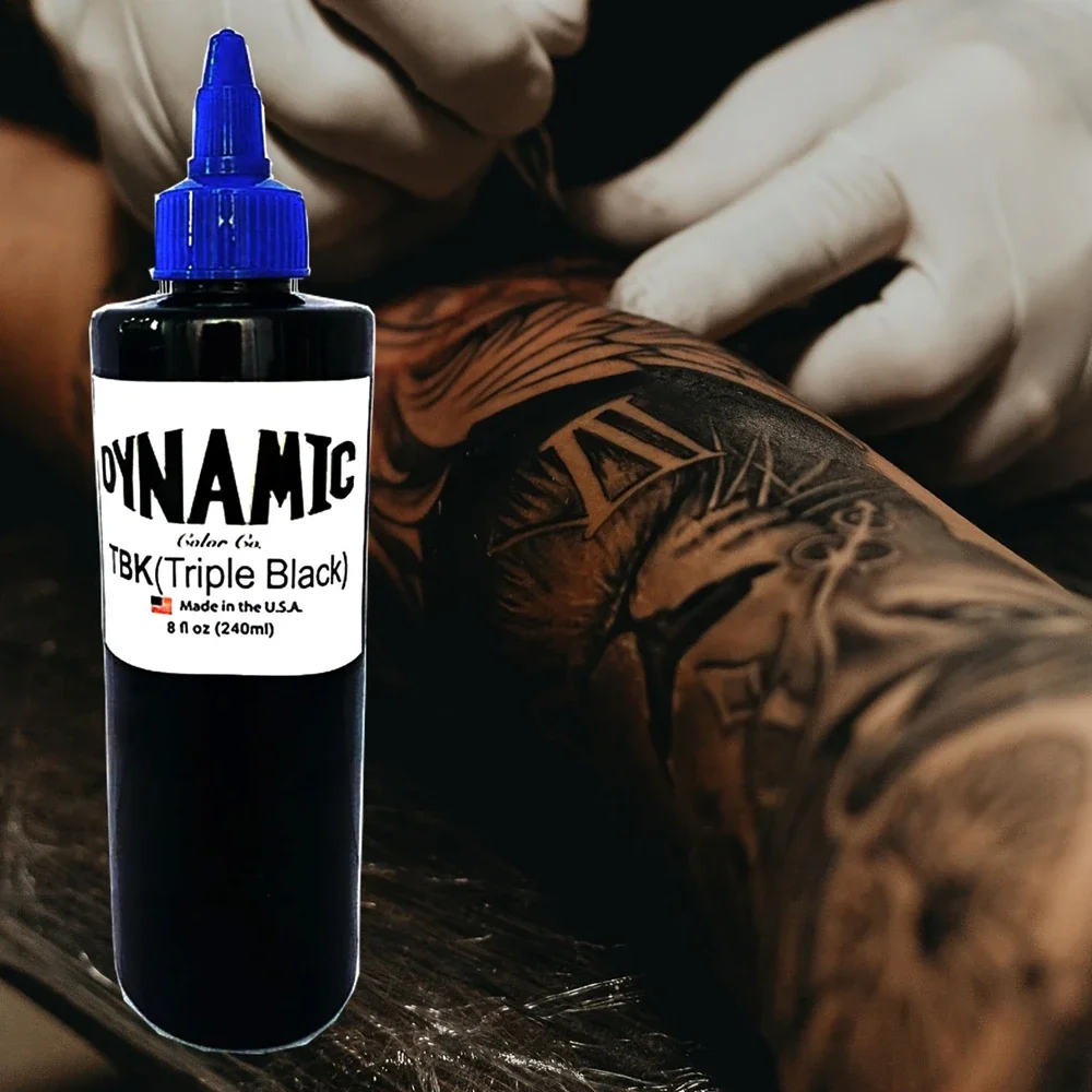 8oz Quality Triple Black Pigment Tattoo Ink Pigment 240ml Tattoo Body Color Drawing Teng Black Materia