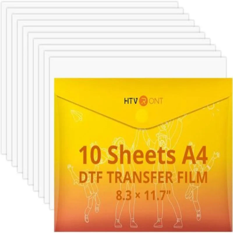 HTVRONT 30pcs A4 DTF PET heat transfer film sheets