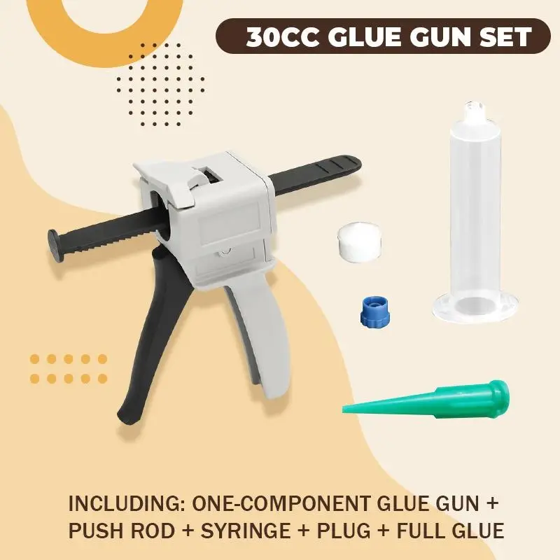 

Dispenser Glue Gun Plastic Manual Single Tube Handle Tool Hot Melt Adhesive Dispenser Glue Gun for Pressing Squeezing