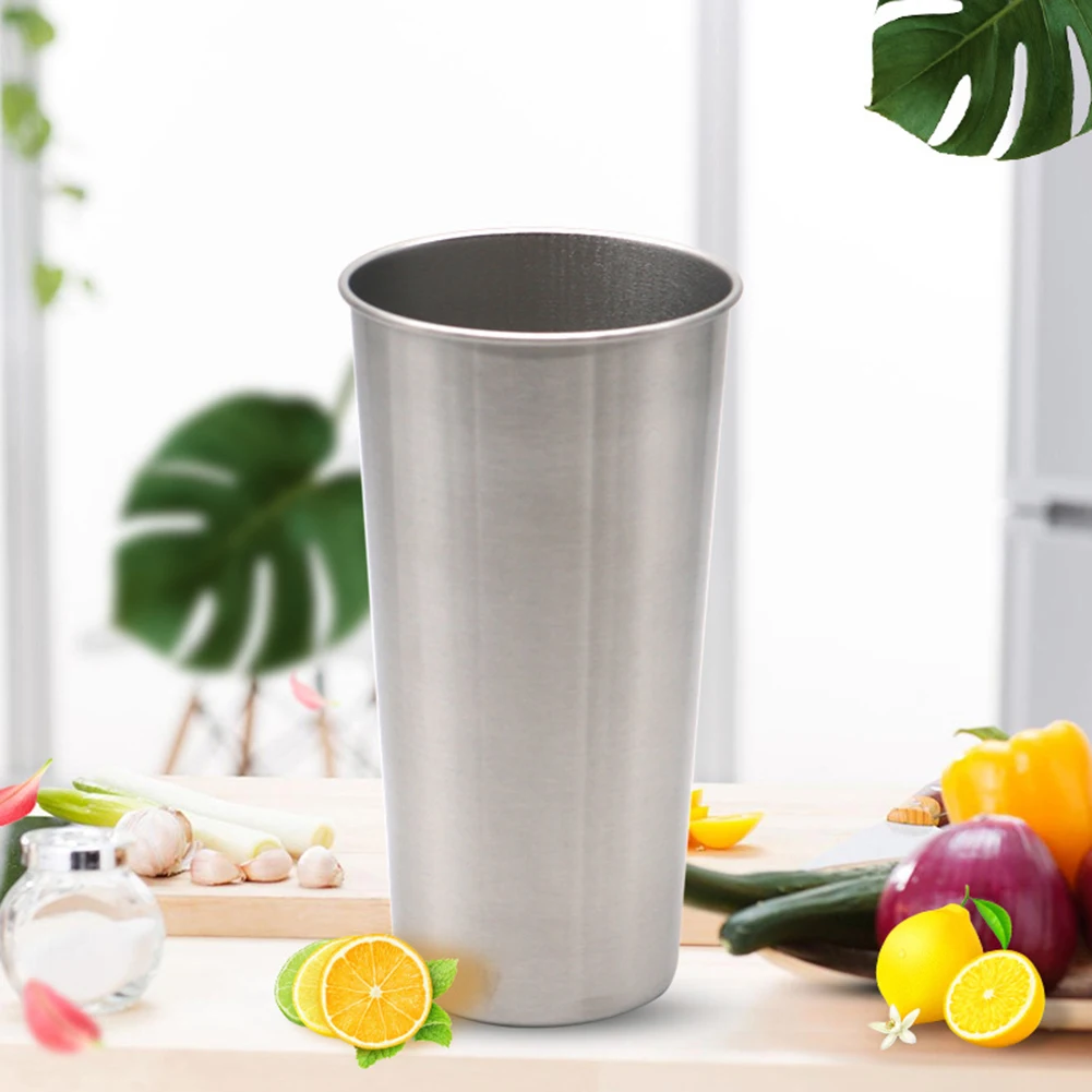 

230/360ml/500ml/600ml Double-Layer Water Cup Home Dining Drinkware Mugs 304 Stainless Steel Beer Cup Gold Sliver Coffee Mugs
