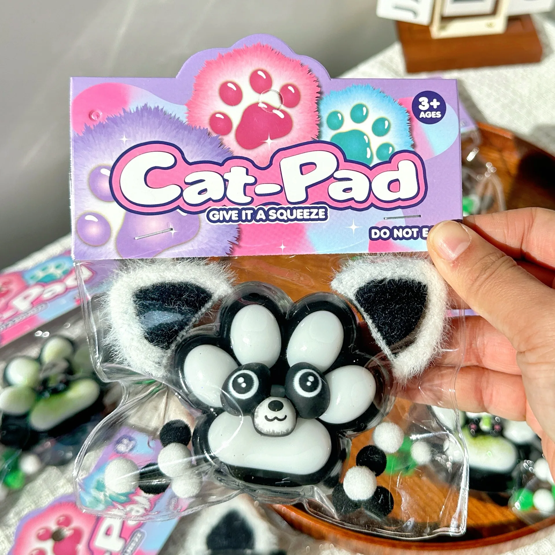 Cute Panda Soft Cat Foot Antistress Paws Fidget Toys Squishy Tapa Foot Girl Kids Adult Sensory Toys Gifts Antistress Foot 5