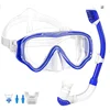 HB Children's Diving Mask Children Full Face HD Anti Fog Diving Mask Underwater Diving Mask Set Kids Swimming Snorkel Equipment 5