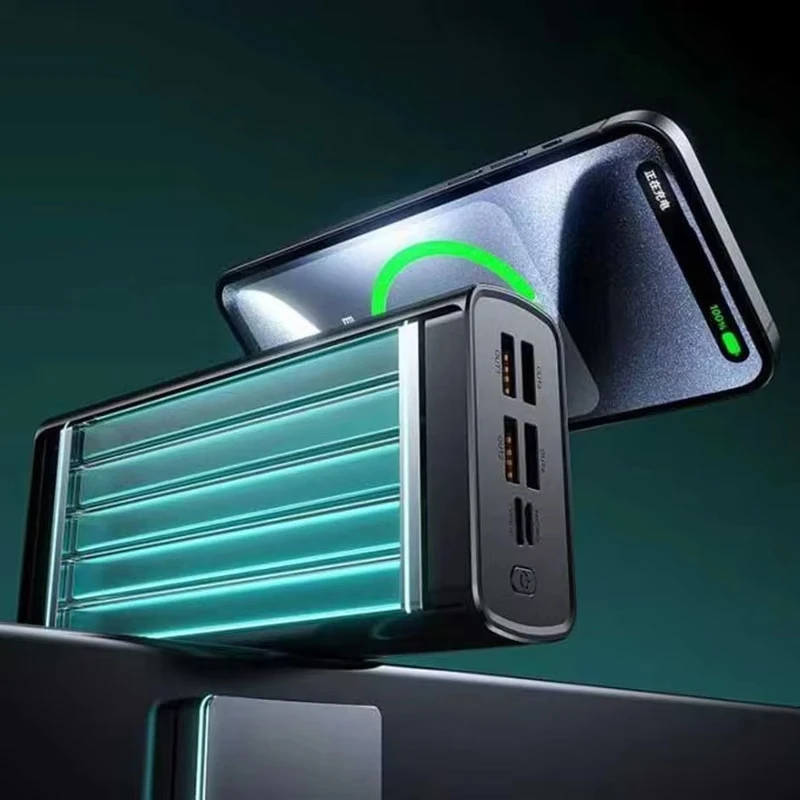 รูปสินค้า พาวเวอร์แบงค์ 500000mAh ชาร์จเร็ว ใช้งานกลางแจ้งได้