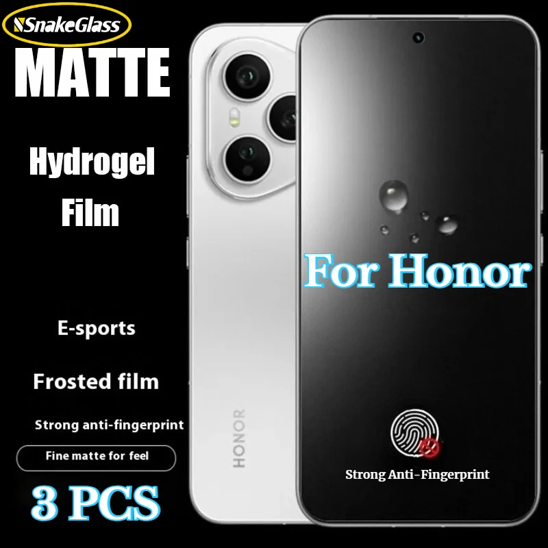 3PCS Full Cover Matte Hydrogel Screen Protector Film