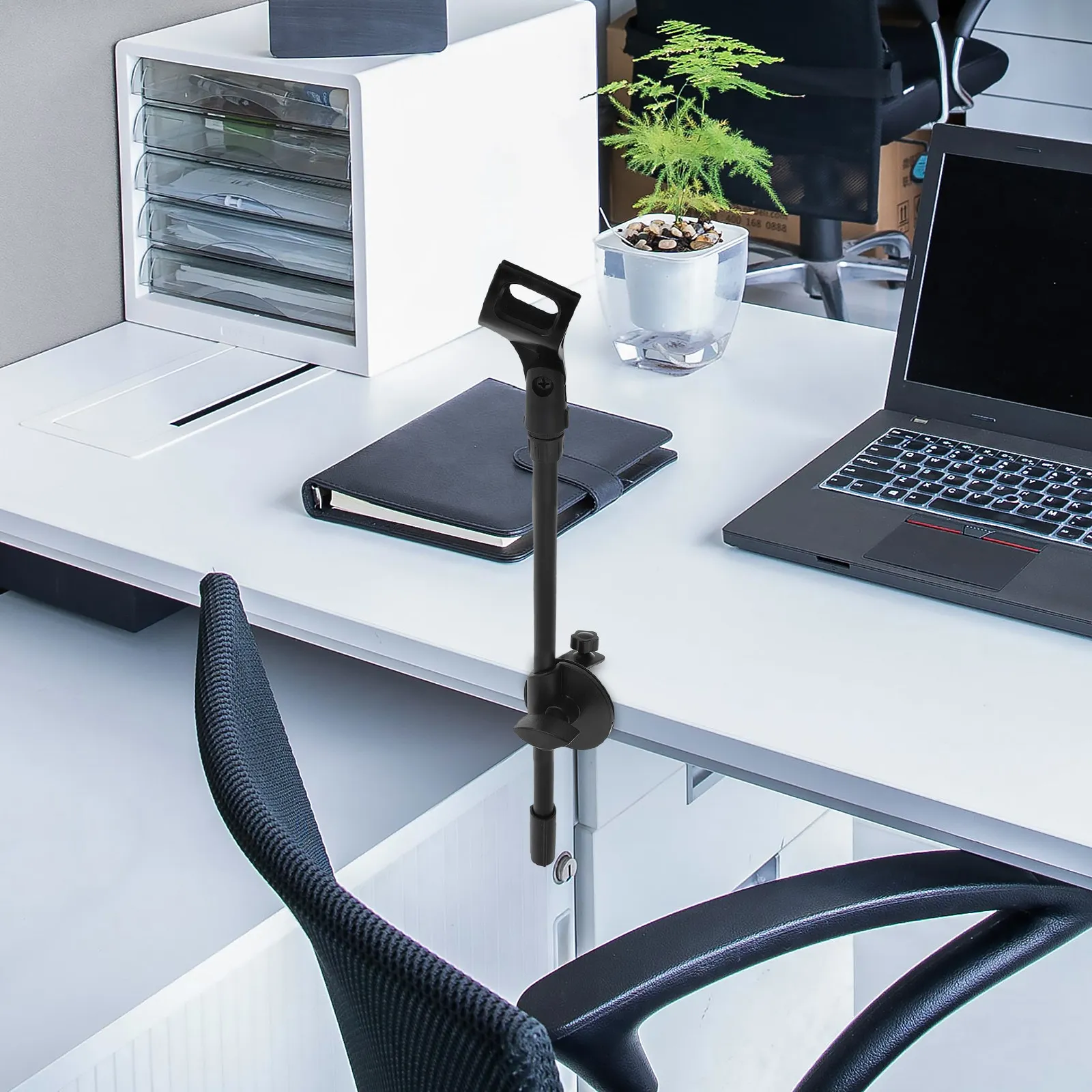 안정적인 마이크 장착 또는 라이브 공연 설정을 위한 견고한 마이크 스탠드 액세서리 클립