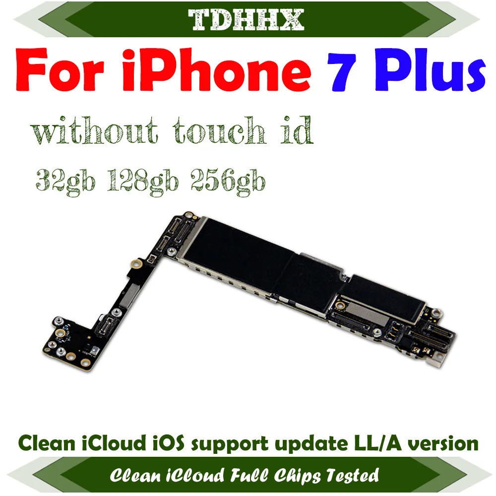 로즈 골드 실버, 깨끗한 iCloud 로직 보드 iOS 시스템 Lte 4G Wcdma Gsm 네트워크 메인보드(아이폰 7 플러스 마더보드 플레이트 MB)