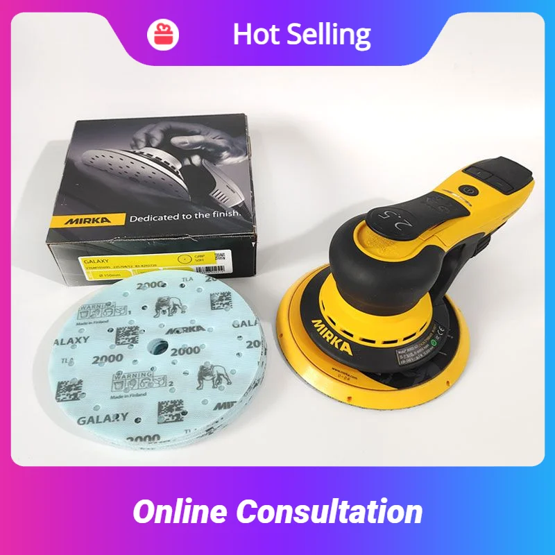 

6 Inch Finland Mirka Circular Sandpaper For Automotive Sander Sand paper 150mm Sanding Discs Car Lacquer Furniture Abrasive tool