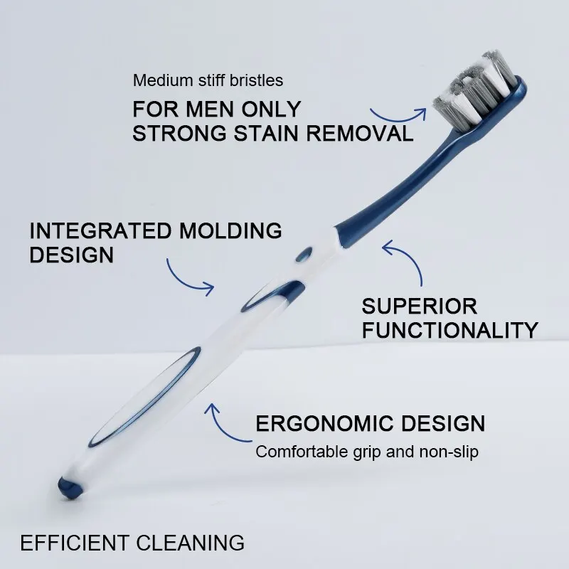 360 Whole Mouth Clean ,Mens Toothbrush,Medium-Hard Bristle Toothbrush for Adults,Excellent Cleaning Effect,Whitening Teeth(6 Pac Best Sellers In Beauty & Health