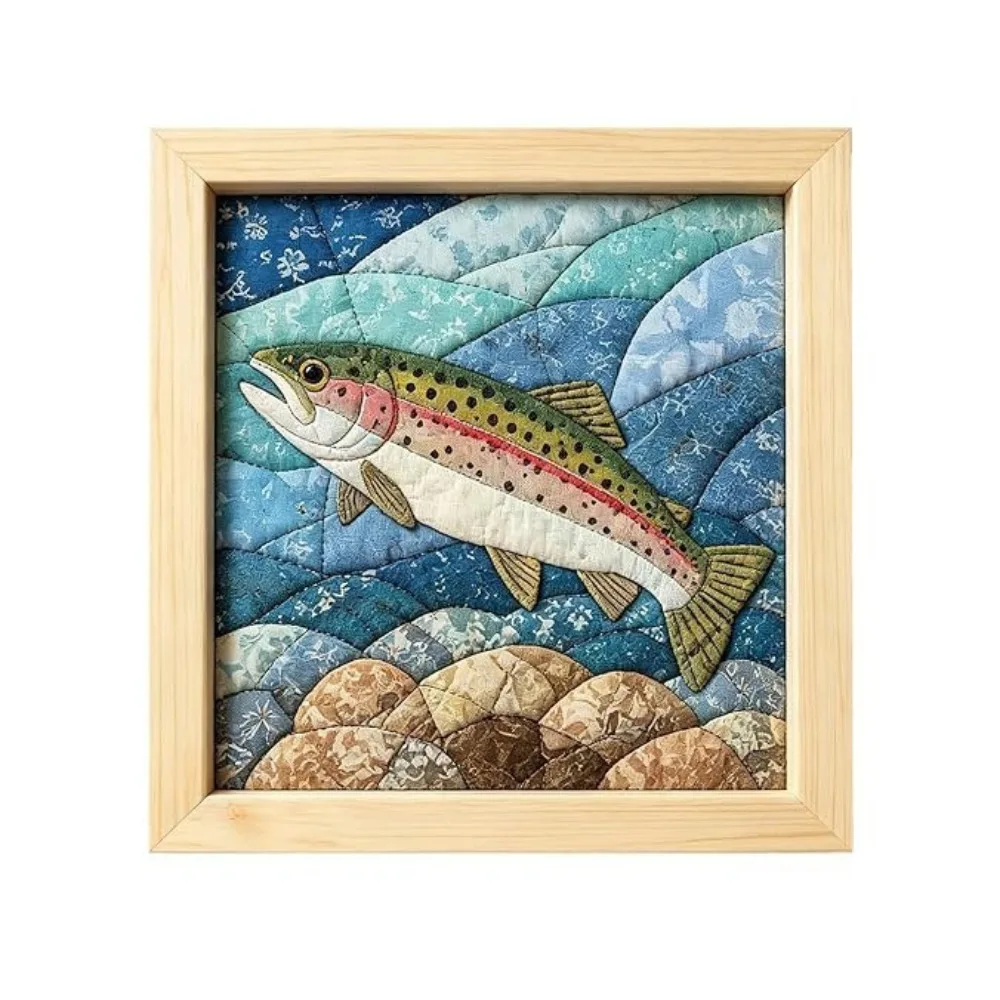 Premium Handmade Fabric Mosaics Art Kit - Multi-Theme No-Sew DIY Craft Set