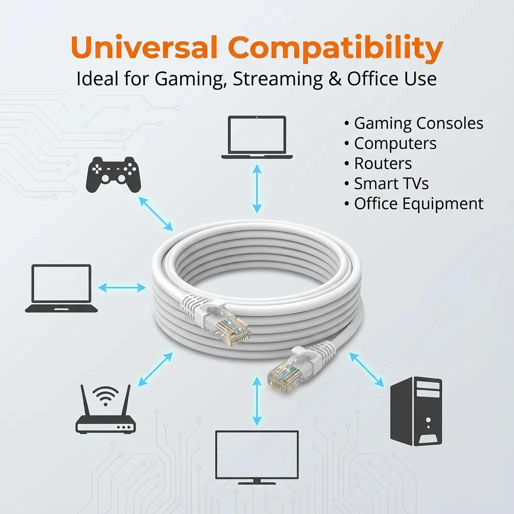 CAT6 Rj45 이더넷 케이블 UTP 와이어 인터넷 리드 코드 라우터 컴퓨터 케이블 1000Mbps 네트워크 코드 0.5/1/2/3/5/10/15/20/30/50M