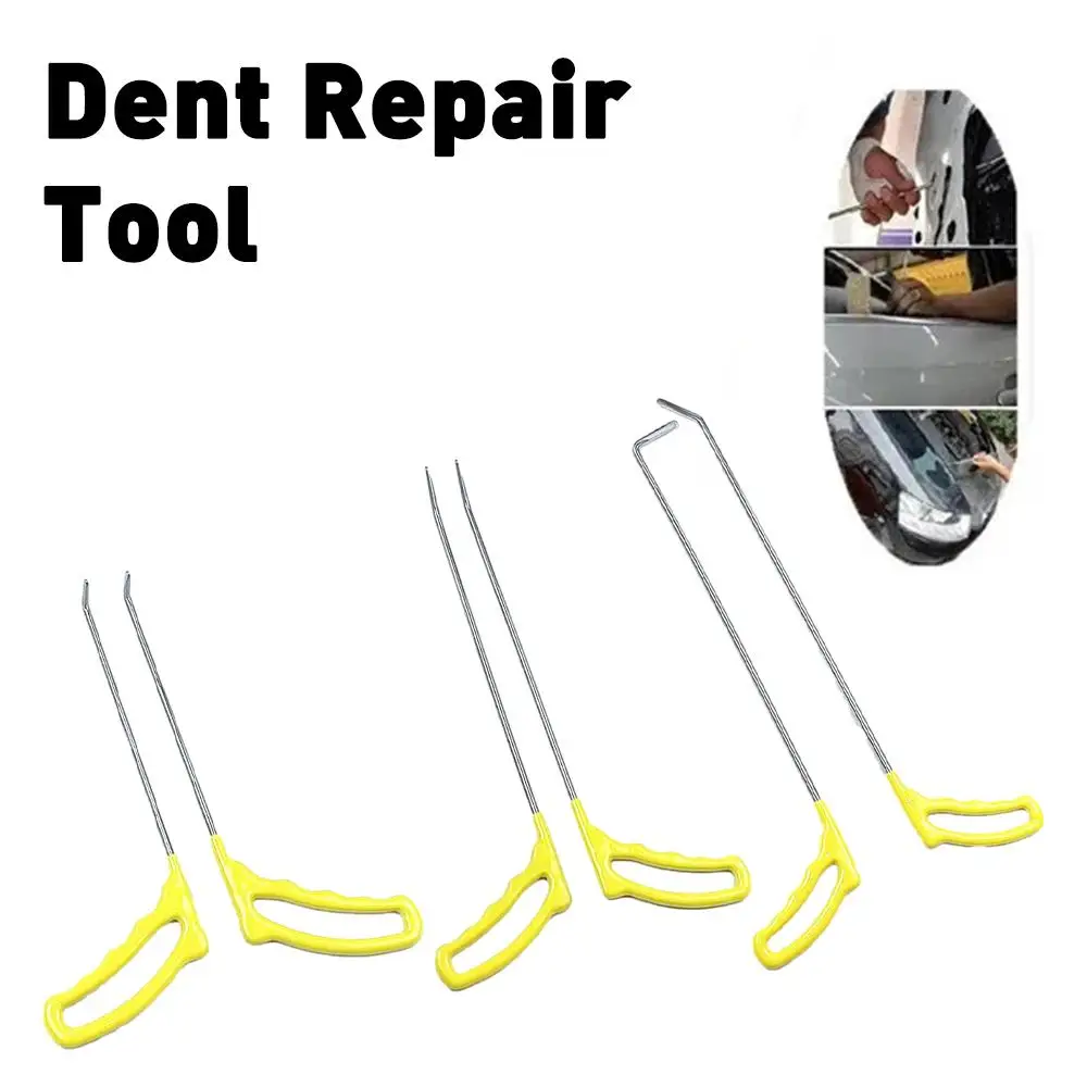 

Auto Body Dent Repair Removal Tool Kits Dent Lifter Dent Repair Hooks Stainless Steel Push Rods 40GF