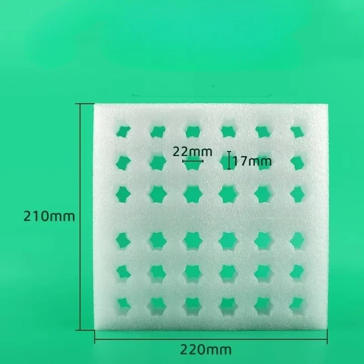 Rutin Egg Tray Bird Egg Quail Egg Pearl Cotton Protect Lining Express Earthquake Resistance Buffer Moisture-proof Soft Foam Pack 2