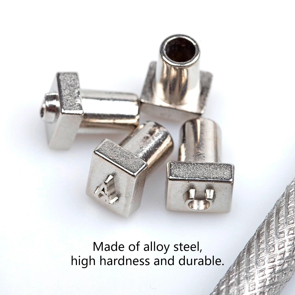 37pcs Leather Alphabet Stamps Punch Capital Letters & Number Stamping Tools Set DIY Name Punching Tool 4mm/6mm Metal