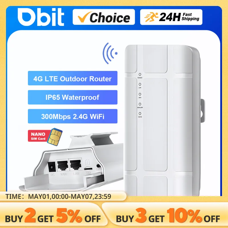 DBIT-Wifi-Router-4G-SIM-Card-Lte-Router-Outdoor-Waterproof-Modem ...
