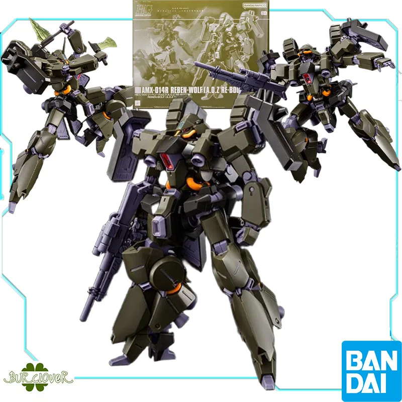 Bandai Original GUNDAM HG REBEN-WOLF A.O.Z RE-BOOT Ver. AMX