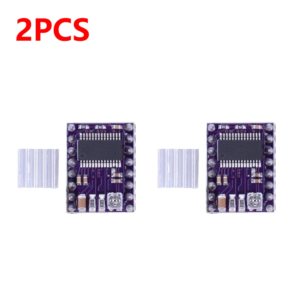 Rakstore 2pcs DRV8825 ステップスティック ステッピング モーター ドライバー モジュール ヒートシンク付き 並行輸入品 Stepper Motor Driver \u2013 High Current DRV8825