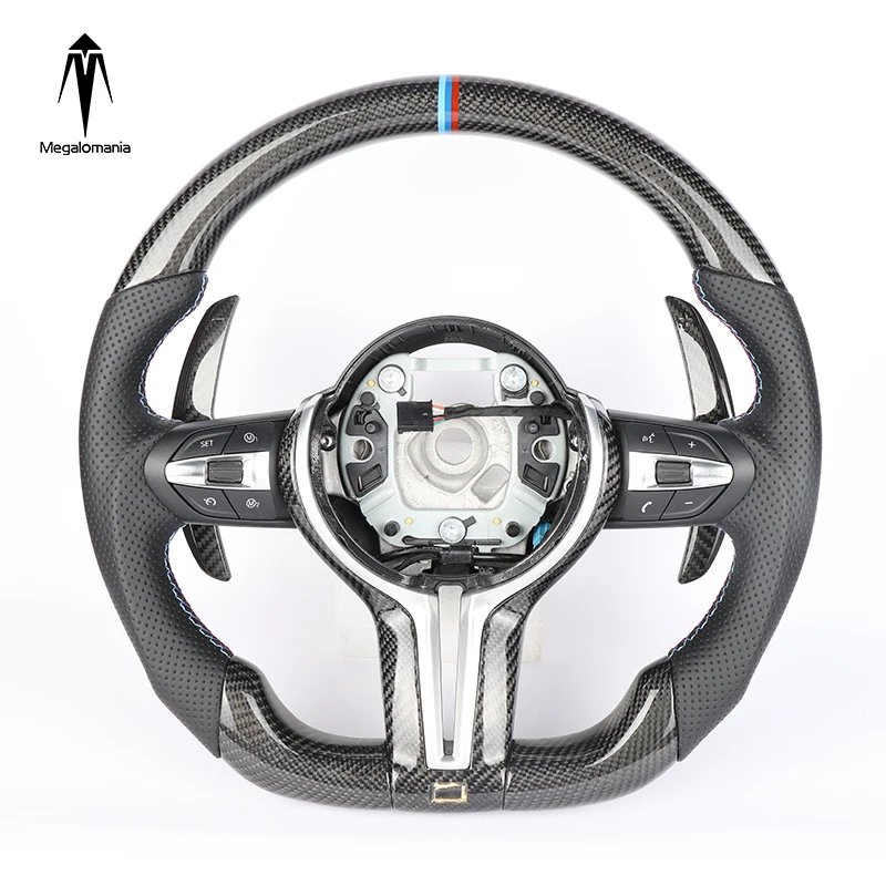 

Genuine Carbon Fiber Steering Wheel for M2 M3 M4 M5 M6 X5M X6M F80 F30 F10 LED car Steering Wheel