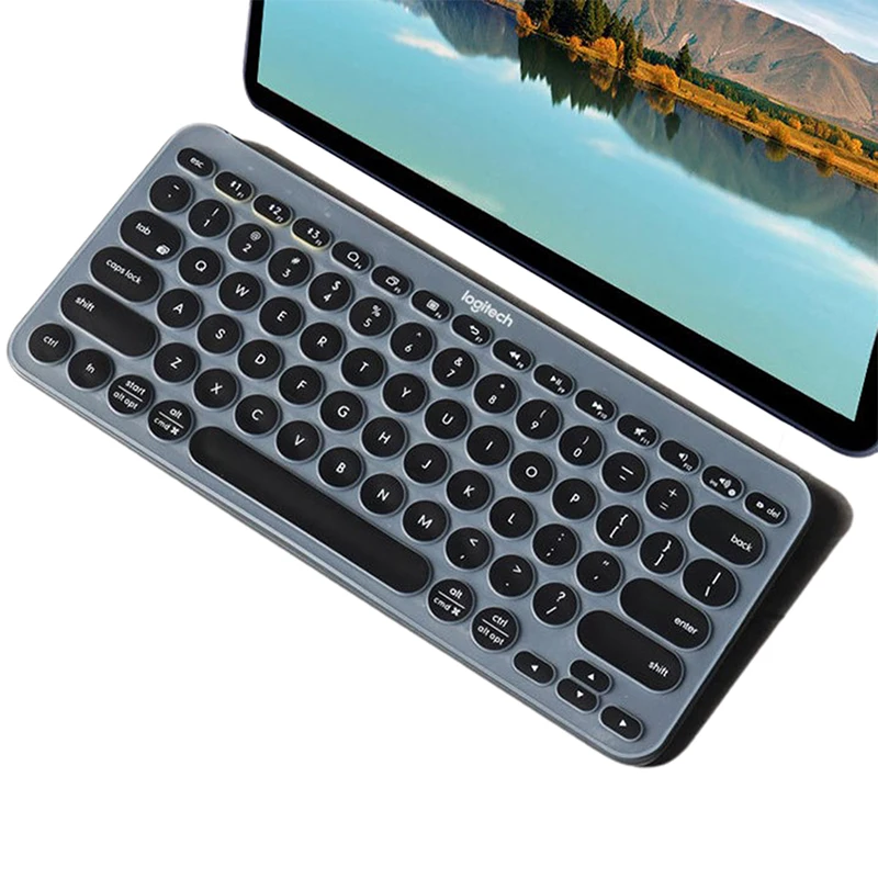 로지텍 K380 무선 다채로운 미국 소프트 실리콘 필름 케이스 슬림 얇은 보호 커버에 대 한 무선 키보드 커버