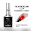 MXSI 15ml Tempered Top Coat Bright Effect Long Wear Color Natural Base Coat Nail Gel Polish High Quality TopCoat Gel Varnish 5