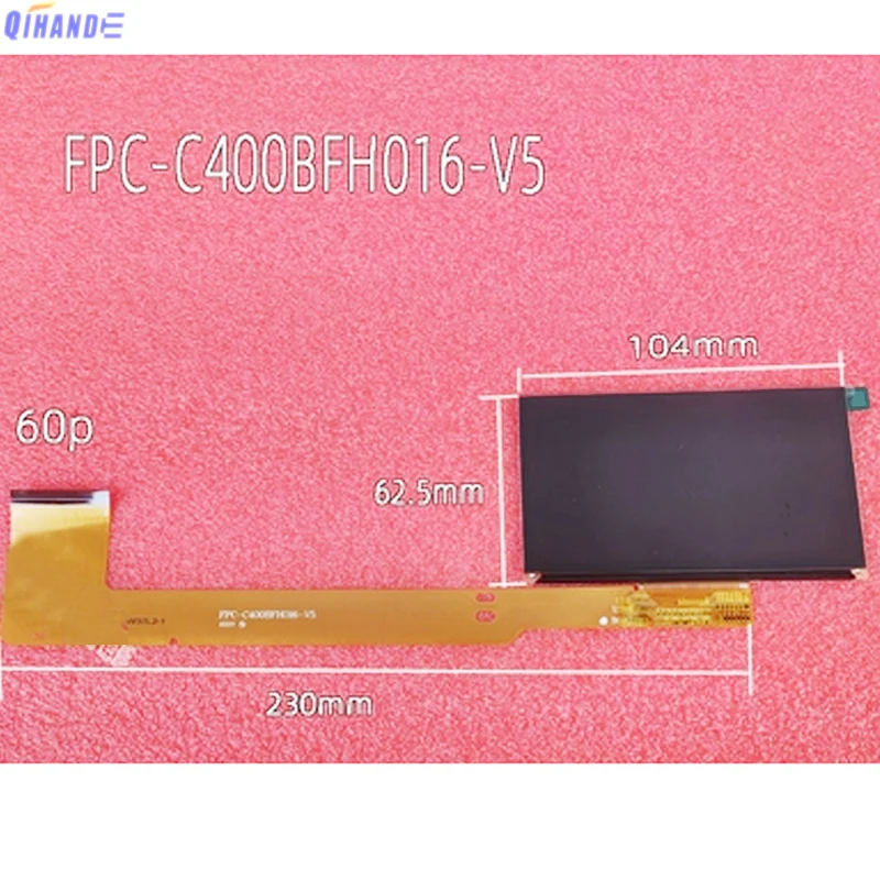 Display Lcd Tft para Wanbo t6 Max Tela Fog sem Retroiluminação Android Fpc-c400bfh016 v5 Novo - Imagem 4