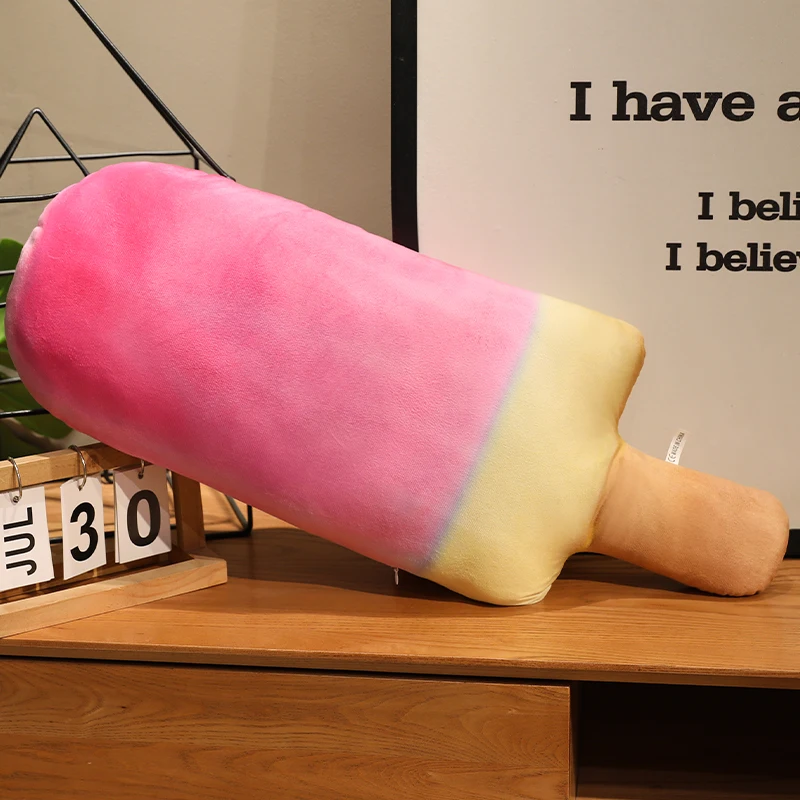 Kawaii Cartoon Ice cream Plush Toy Stuffed Food Snack ice-cream Cone Pillow  Cushion Kids Doll Room Decoration Birthday Gift  - AliExpress 26