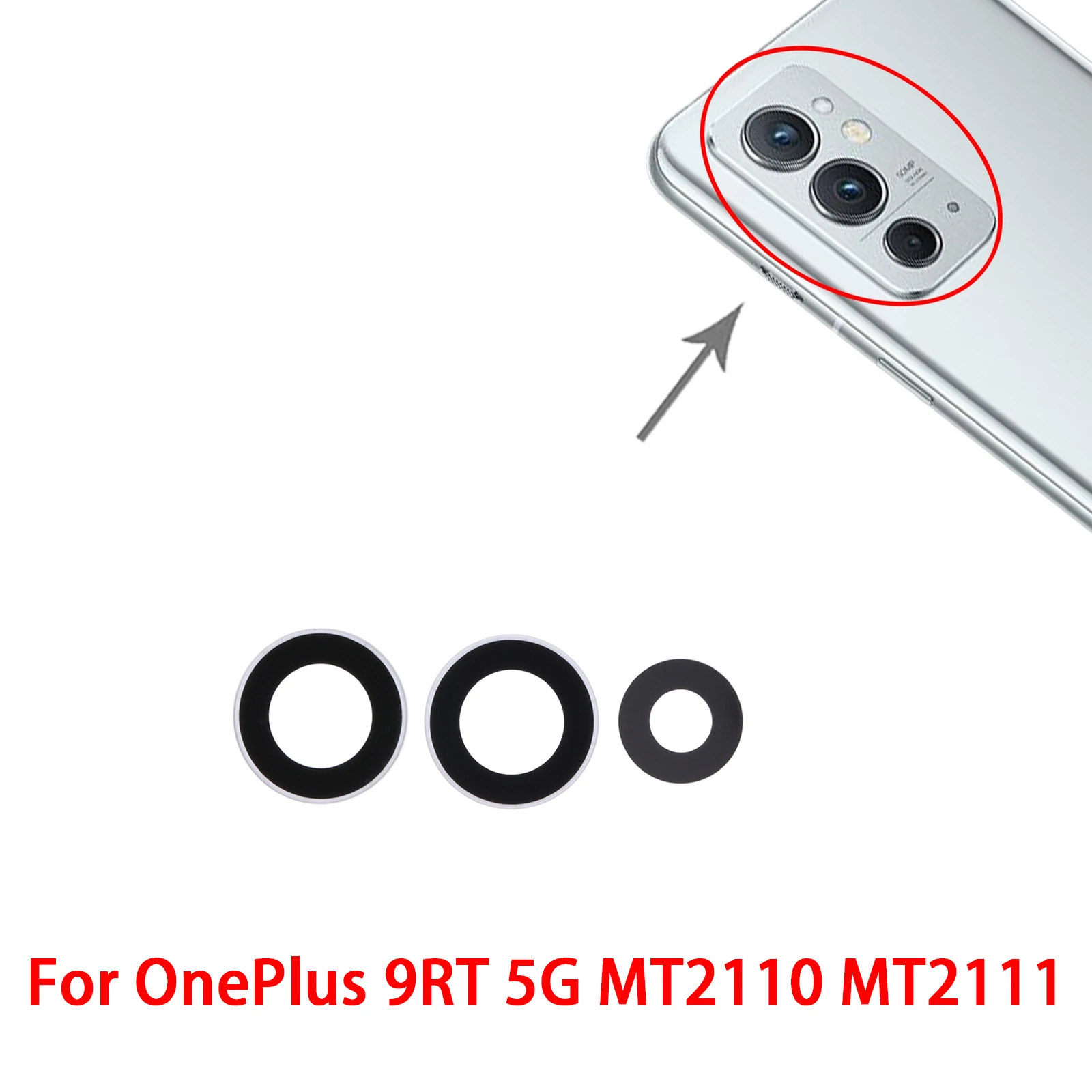 

Для OnePlus 9RT 5G MT2110 MT2111 объектив задней камеры