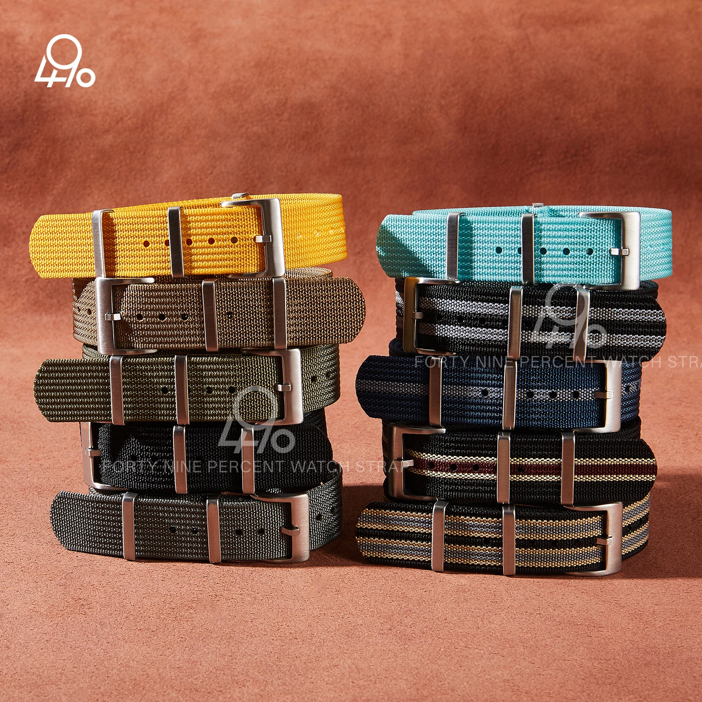 Premium Woven Nylon Fabric Watchband - Versatile One-Piece Design (Multiple Sizes Available)