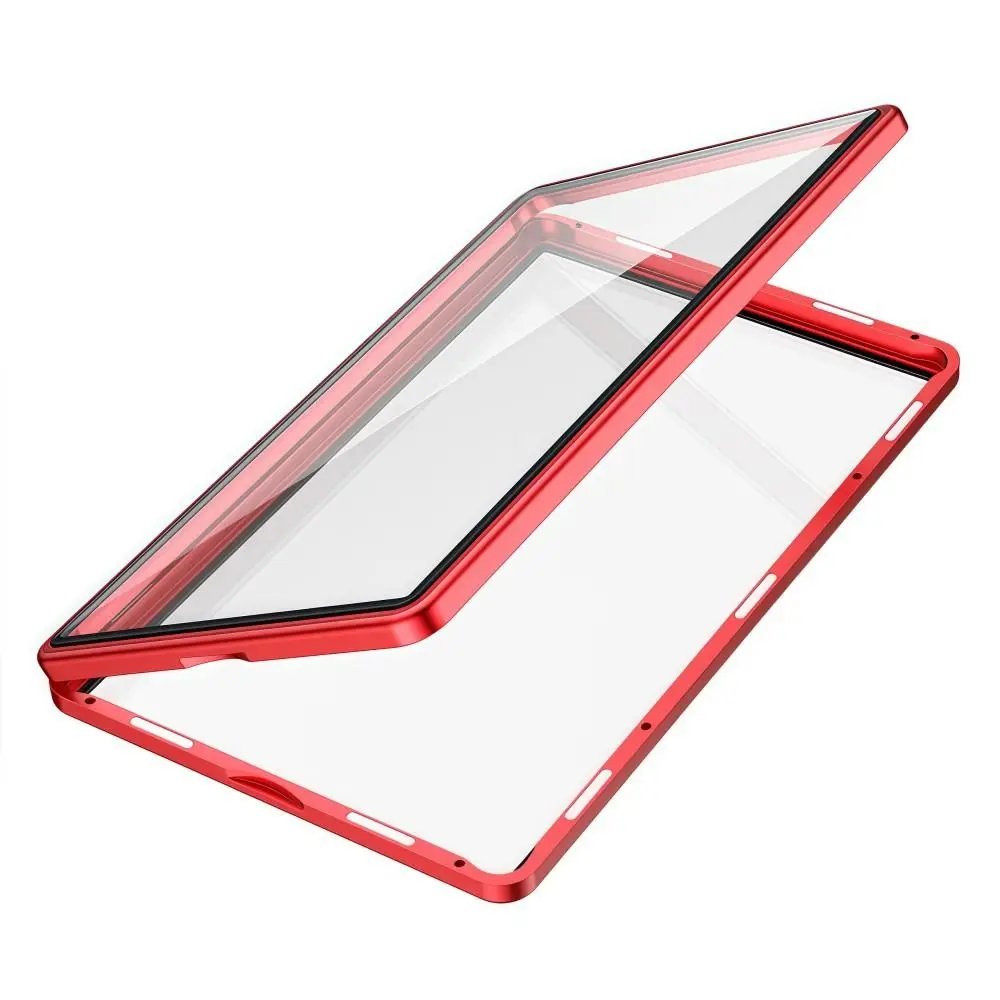 Premium Aluminium Frame Card Protector with UV Protection - Double-Sided Glass, Transparent & Durable