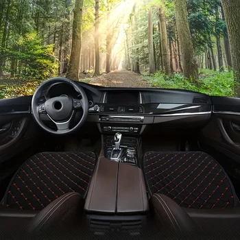 3 قطعة غطاء مقعد السيارة العالمي وسادة مقعد السيارة تنفس الراحة مقعد السيارة حامي وسادة اكسسوارات السيارات الداخلية - Image 4