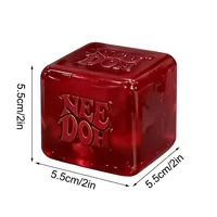 Jouet sensoriel anti-stress Needoh Nice Cube authentique, outil de relaxation pour l'anxiété et la concentration, cube sensoriel de bureau pour adultes et enfants 6