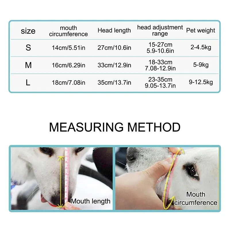 1PC Pet Muzzle Silicone Anti-bite Training Adjustable dog muzzle