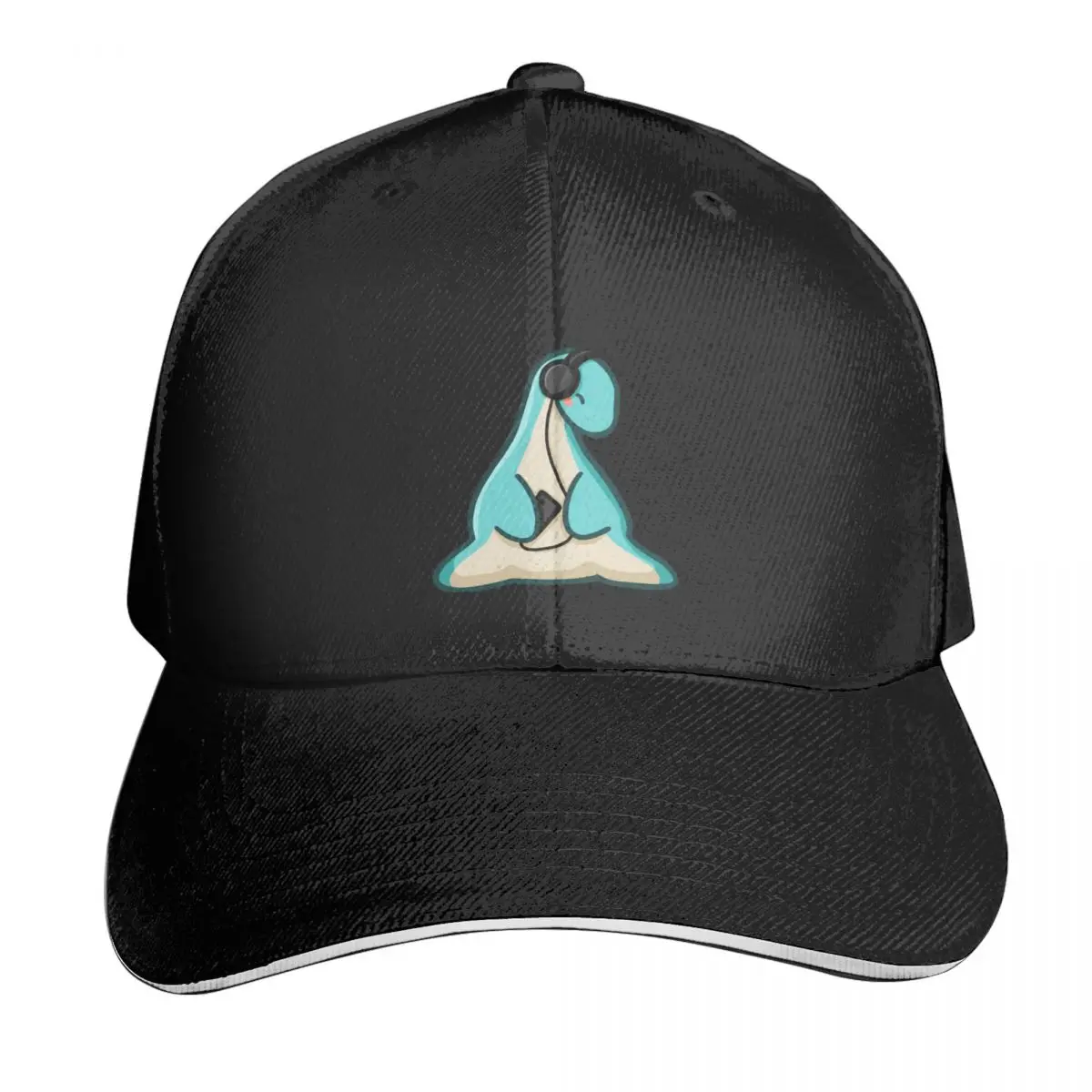 

Vibing Long Neck Dino, Dinosaur Casquette, Polyester Cap Fashionable Practical For Travel