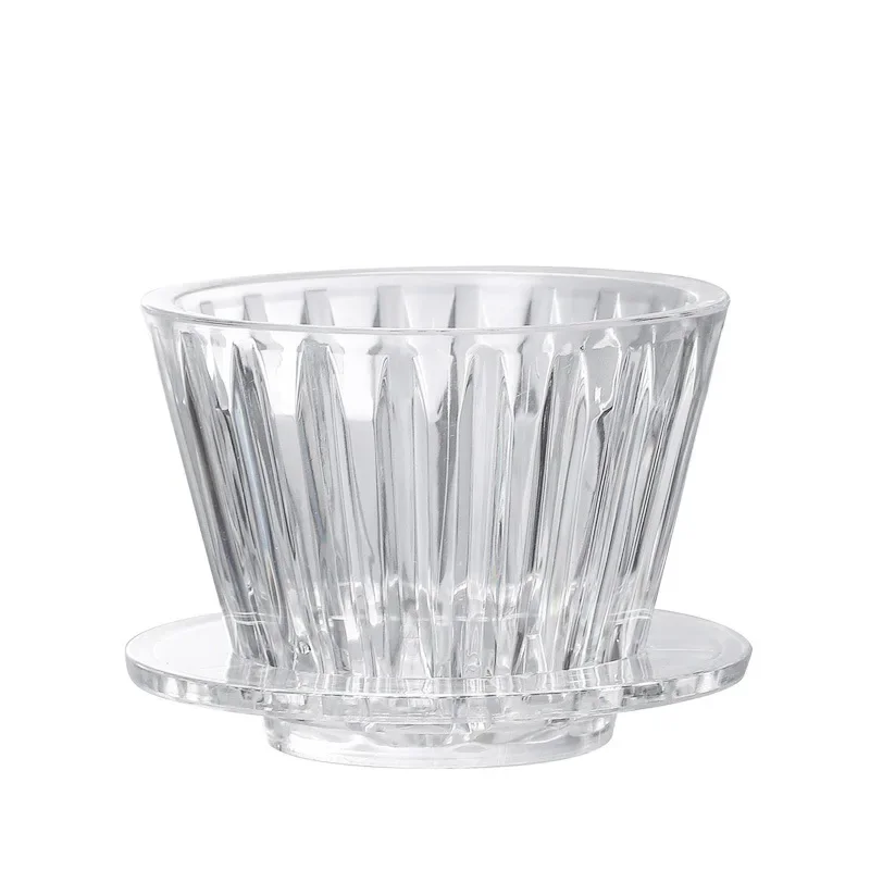 Acrylic New Coffee Funnel Filter Paper Filter Coffee Filter Cup Coffee Shop Furniture Tools for Household Use