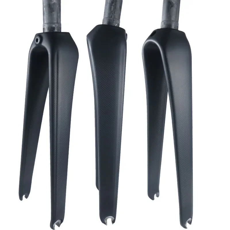 CVQJL Fourche Rigide en Fibre de Carbone 700C, Tube Droit 1-1