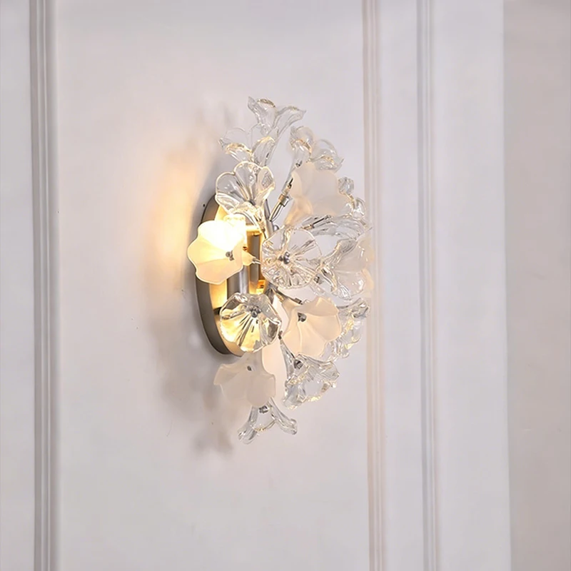 Petunia Glass Wall Lamp 2