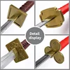 OP 104cm Cosplay Roger Katana Wooden Weapon 1:1 Restore Anime Sword Series Pirate Warrior Model Prop 6
