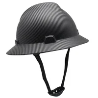 Carbon Fibre Full Brim Hard Hat