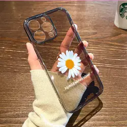 Little Daisy Shockproof Clear Phone Case with Screen Protector - IP - XR (KY - 01 - D1385)