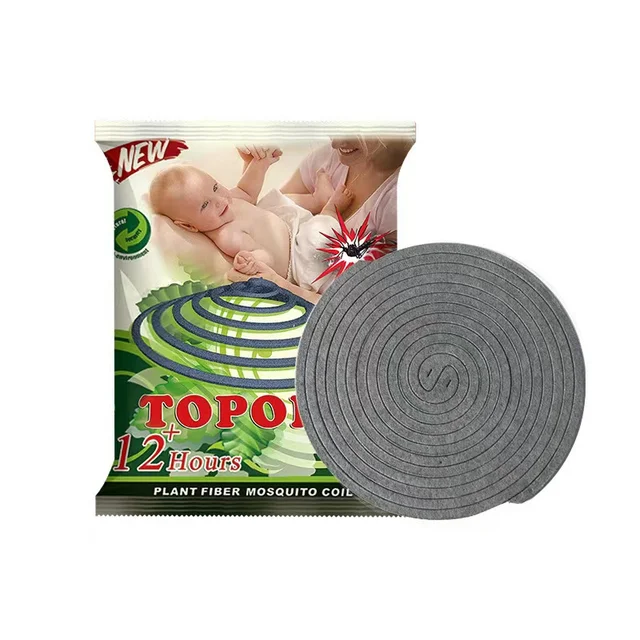 10Db/Táska Taszító Szúnyogtekercs Füstölő Égő Tartozékok Rovarriasztók Természetes Növényszál Szúnyoggyilkos - Image 2