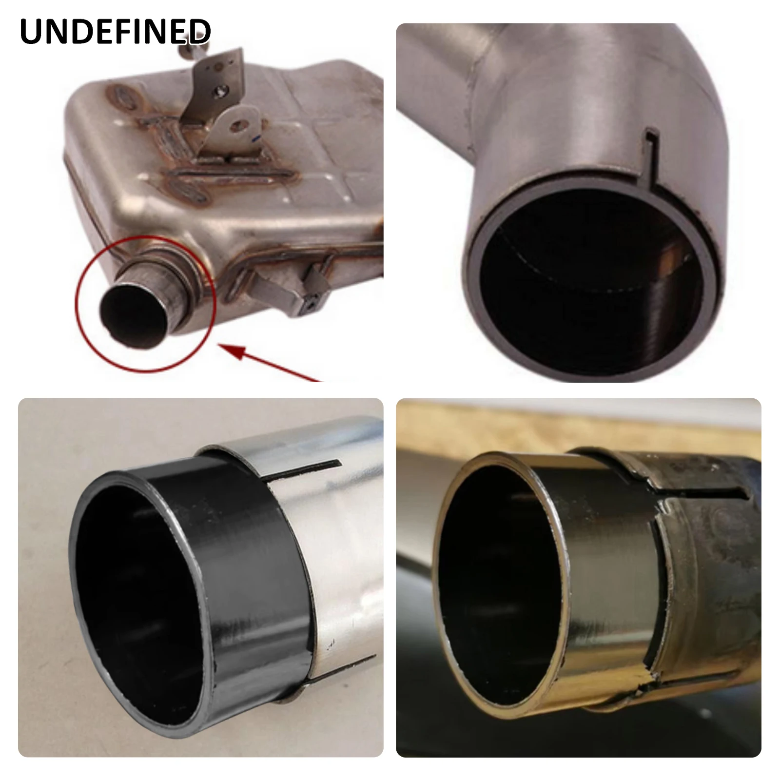 Motorcycle Exhaust Muffler Pipe Gasket Graphite Seal Ring Silencer Connector For Honda V65 Magna VF1100C 1983-1985