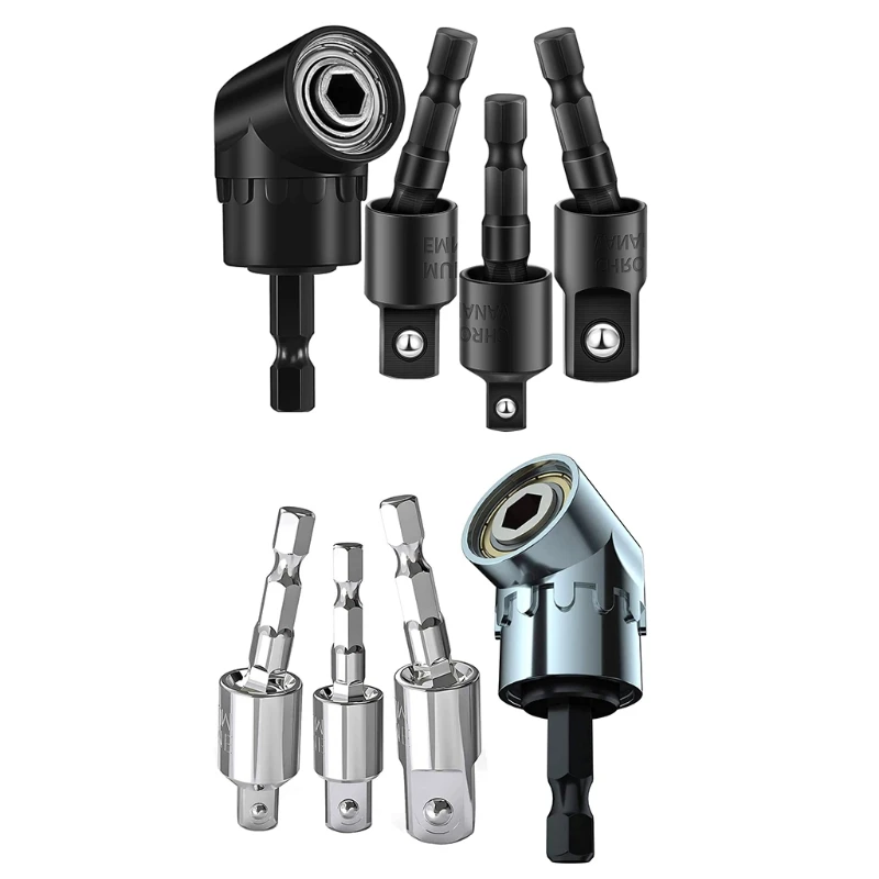 

4 Pieces Impact Grade Sockets Adapter Power Drill Sockets Adapter Set